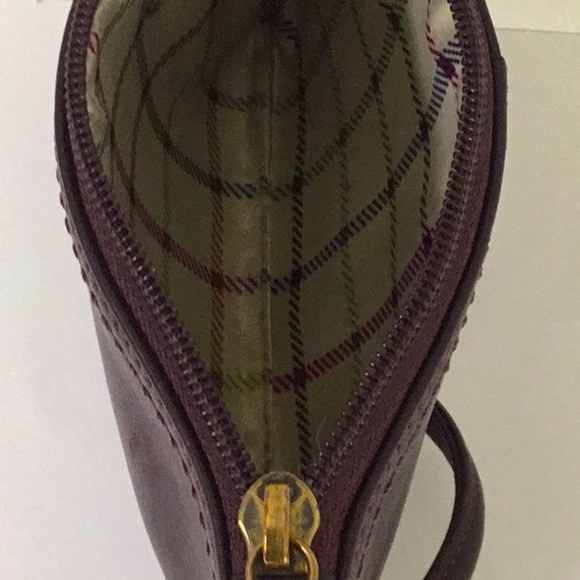 Coach, Brown Leatherwear Wristlet Purse. Evening, Wallet Size. Retro, Y2K. - Picture 5 of 7